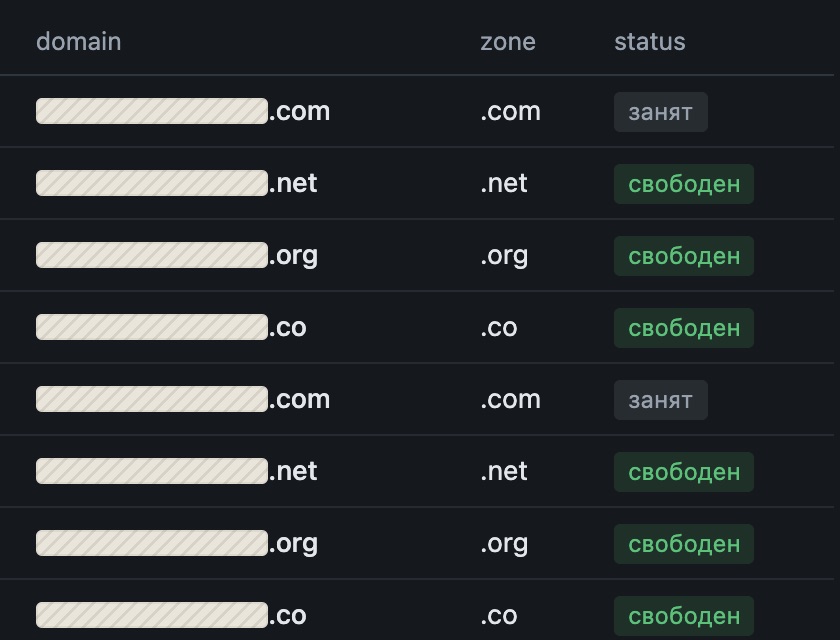 EMD Finder, настоящий кадр: свободен или занят. Цифры методики и найденные адреса закрыты в самой программе